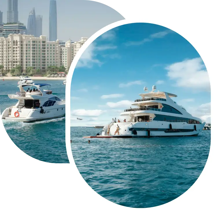 luxury yacht tours in Dubai, UAE