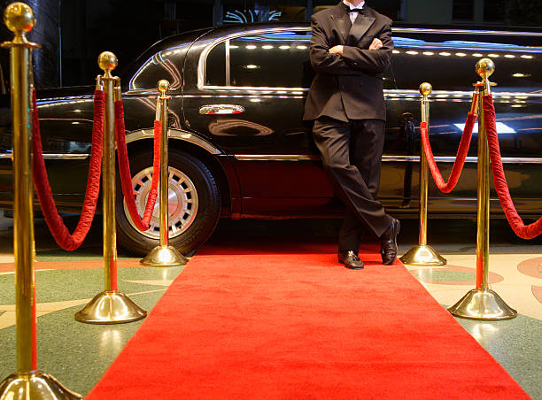 Customised limousine carpet entry service in UAE